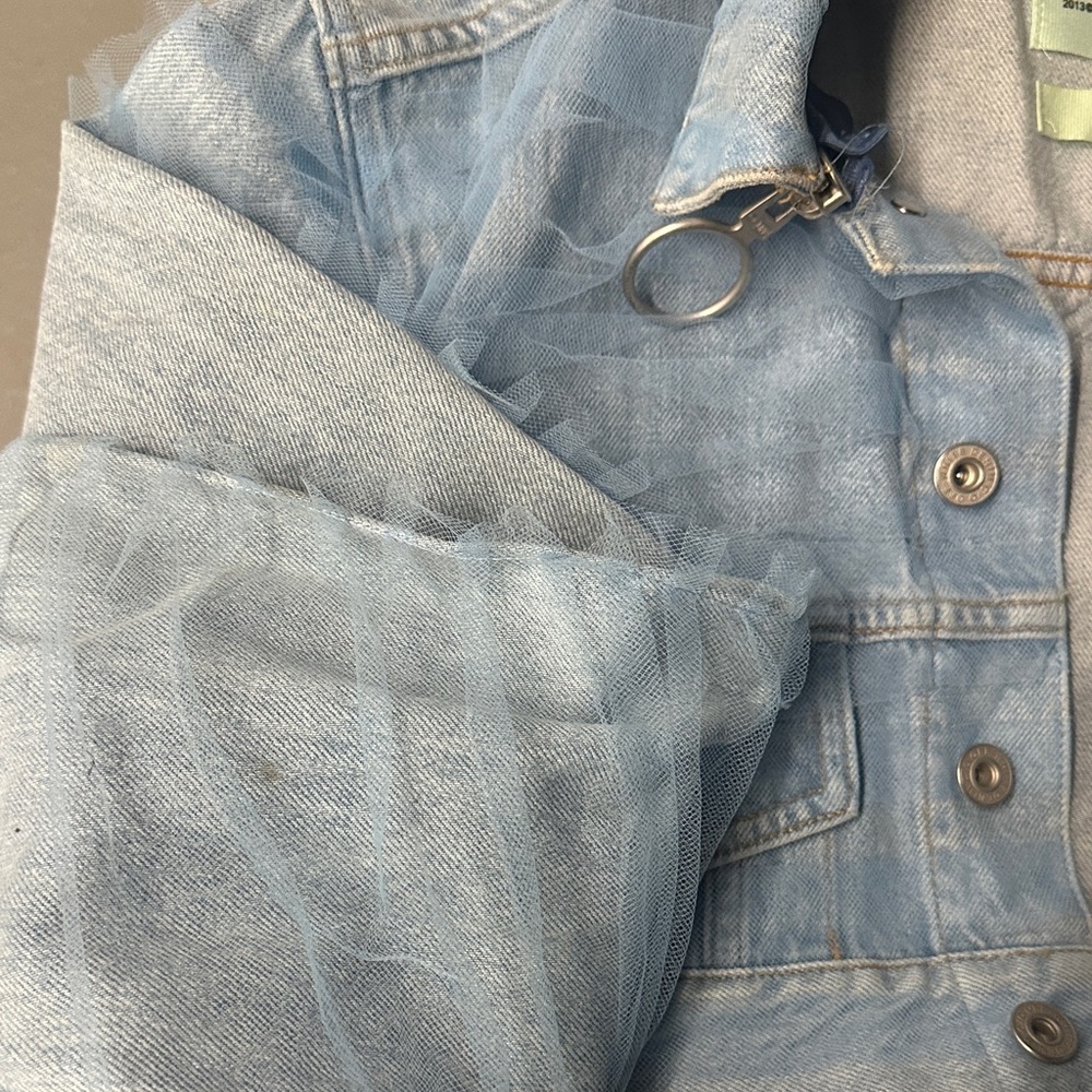 Off-White Light Blue Denim Jacket - image 3